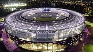 Optus Stadium Light Show [upl. by Treulich]