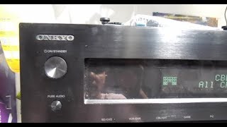 HOW TO REST ONKYO Receiver Factory Reset fix [upl. by Jehoash160]