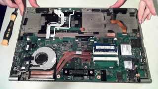 Toshiba Tecra Z50A Opening  Teardown [upl. by Klepac872]