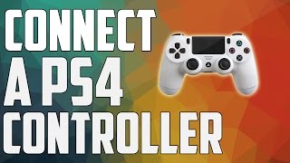 How To Connect A PS4 Controller To PC Easiest Way [upl. by Winzler]