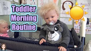 Reborn Toddler Twins Morning Routine  Kelli Maple [upl. by Rasla]