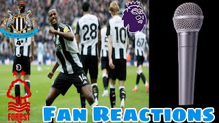 Newcastle United 43 Nottingham Forest Fan Reactions [upl. by Dart219]