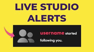 How To Add Follow Sub and Gift Alerts To TikTok LIVE Studio [upl. by Vijnas145]