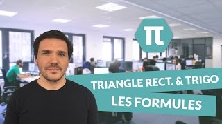 Triangle rectangle et trigonométrie Les formules – Mathématiques  3ème [upl. by Aisac928]