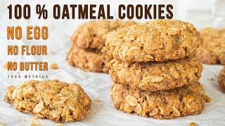 SUPER EASY CRISPY OATMEAL COOKIES [upl. by Avir]