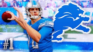 Madden 22 Detroit Lions Franchise Mode Ep 1  Starting the Rebuild [upl. by Ainolloppa]