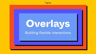 Figma Tutorial Overlays [upl. by Alil]