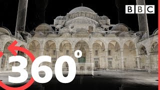 360° Explore Hagia Sophia Istanbuls incredible Roman church  BBC [upl. by Netnilc]