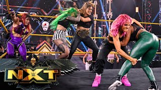 NXT Women’s Tag Team Title contenders brawl WWE NXT June 22 2021 [upl. by Ymled]