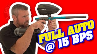 Showing 5 10 amp 15 BPS on Full Auto  Lone Wolf Paintball Michigan [upl. by Yt365]