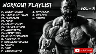 TAMIL WORKOUT MOTIVATIONAL SONGS [upl. by Odnomyar]