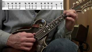 Mandolin Lesson quotCripple Creekquot Easy Version [upl. by Fasa]