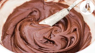 One Minute Chocolate Frosting Recipe [upl. by Ahseinek]