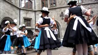 Schuhplattler  Bavarian Folk Dance in Munich [upl. by Vanhook653]