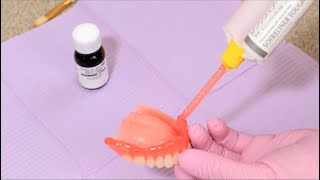 Full Chairside Denture Reline Procedure using SOFRELINER TOUGH® [upl. by Aserehs378]