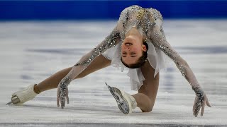 14yearold Isabeau Levito slays audience places 4th in short program at US Championships [upl. by Rosalinda561]