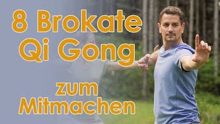 8 Brokate Qi Gong  Acht edle Übungen zum Mitmachen  Eight Pieces of Brocade  Stretch amp Relax [upl. by Aip488]