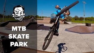 Mountain Biking at a Skatepark [upl. by Gearard]