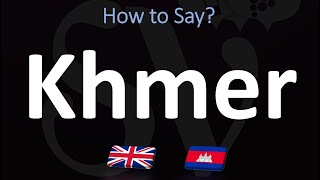 How to Pronounce Khmer CORRECTLY [upl. by Inaffets]