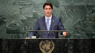 FULL SPEECH Trudeau addresses UN General Assembly [upl. by Neetsyrk331]