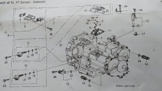 Transmission Solenoids 2000 Honda Odyssey [upl. by Enitsed246]