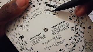 How to determine your TAS using E6B flight com [upl. by Noble]