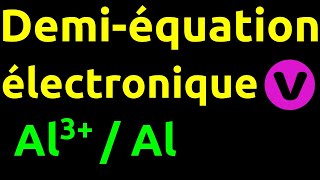 Demiéquation électronique  Al3Al [upl. by Arraek]