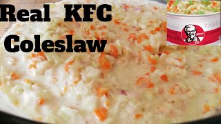 Perfect KFC Coleslaw Recipe Make Your Own KFC Coleslaw [upl. by Helmut]