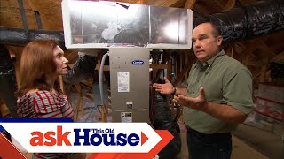 How to Install a WholeHouse Humidifier  Ask This Old House [upl. by Demmahum564]