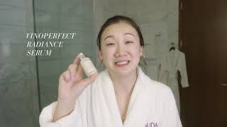 Caudalie USA  Vinoperfect Brightening Glycolic Night Cream  Youme [upl. by Atnoled]