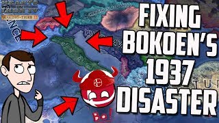 Fixing Bokoens Disaster HOI4 Savegame [upl. by Ahseikram]