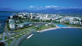 Cairns Tour  Esplanade Lagoon amp Harbor amp Pier Nightlife [upl. by Clim]