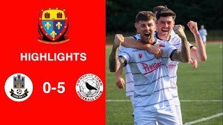 Caerleon 05 Cwmbrân Town  Gwent FA Senior cup  Quarter final highlights [upl. by Jurdi856]