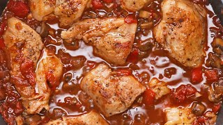 Easy MouthWatering Chicken Cacciatore [upl. by Junji]