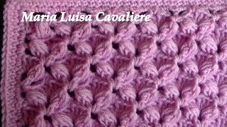 Punto fiocchetti alluncinetto tutorial [upl. by Lecram96]