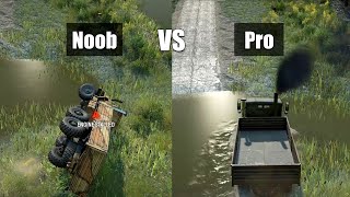 Snowrunner Pro vs Noob [upl. by Hanfurd]