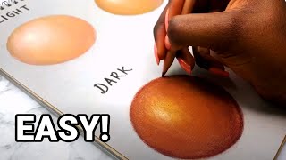 DRAWING SKIN TONES with COLORED PENCILS and PAN PASTELS [upl. by Iver]