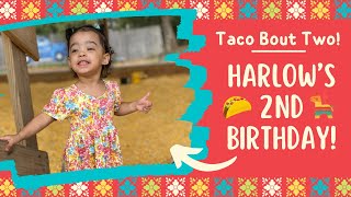 Harlow’s 2nd Birthday Fiesta 🪅 🌮 [upl. by Urbano]