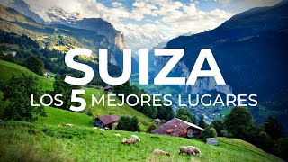 Los 5 mejores lugares de Suiza  Paisajes hermosos  4K Ultra HD [upl. by Sirovart]