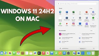 Install Windows 11 24H2 on MacBook Parallels [upl. by Ahseinet589]