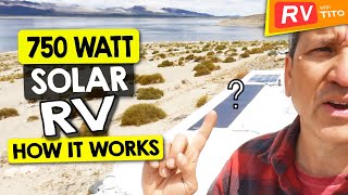 HOW WE USE SOLAR for RV POWER OFF THE GRID  Full DIY System Tour [upl. by Gwyn785]