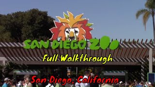 San Diego Zoo Full Tour  San Diego California [upl. by Ayhtnic]