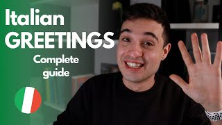 Complete Guide To Italian Greetings Formal and Informal  Learn Italian For Beginners 🇮🇹 [upl. by Naivaj]