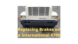 Replacing Brakes on a 4700 InternationalThings You Need To Know [upl. by Misti]