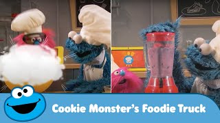 Cookie Monsters Foodie Truck  Monster Smoothie and Breakfast  Hindi [upl. by Cuttie]