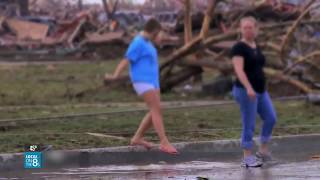 Tornado Alley  Real Time Tornado Moore Oklahoma [upl. by Sansen]