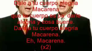 Los Del Rio La Macarena Full Spanish Version with Lyrics YouTube [upl. by Ybloc802]