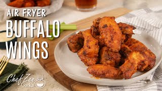 Air Fryer Buffalo Wings  Air Fryer Recipes  Chef Zee Cooks [upl. by Novled]