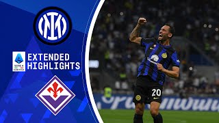 Inter vs Fiorentina  Extended Highlights  Serie A  CBS Sports Golazo [upl. by Roselin912]