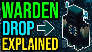 What Does The Warden Drop In Minecraft [upl. by Ipoillak]